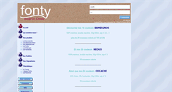 Desktop Screenshot of fonty.fr