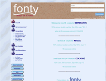 Tablet Screenshot of fonty.fr